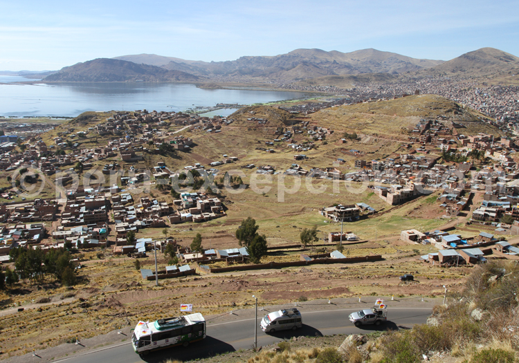 Puno depuis le mirador du Puma