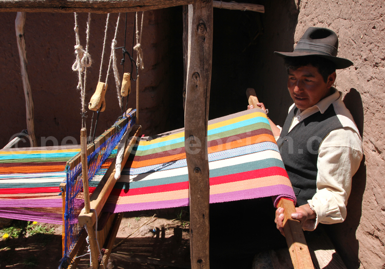 Artisanat dans la région du lac Titicaca 