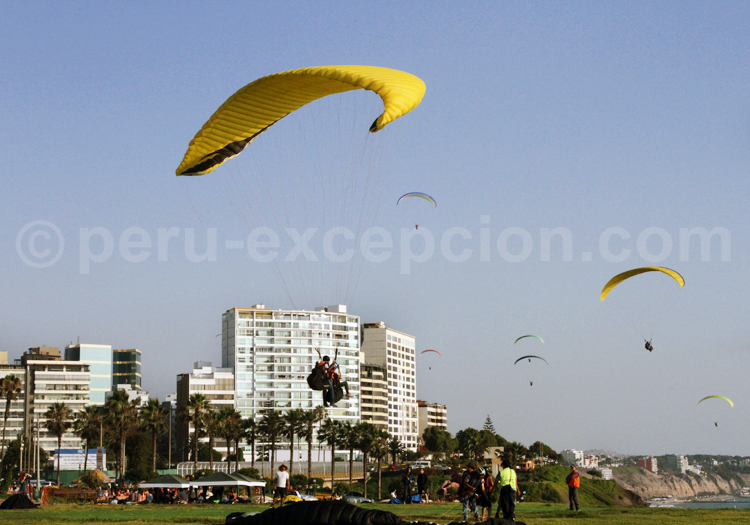 Parapente miraflores, Lima