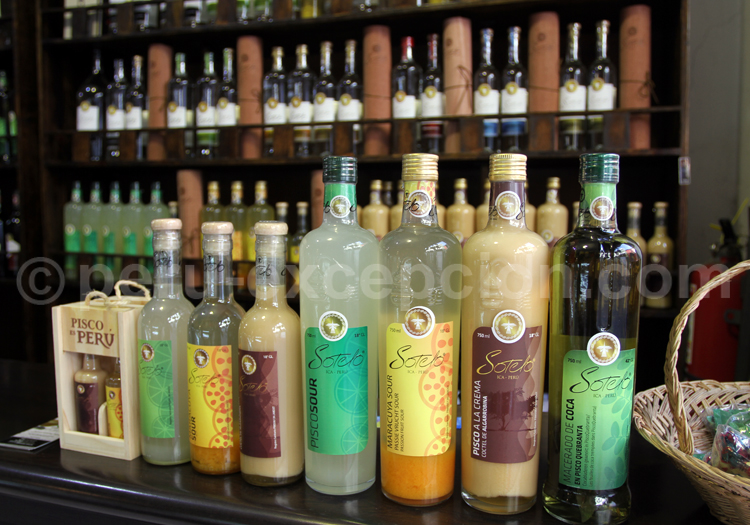 Gamme de piscos