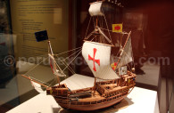 Miniature de la caravelle Santa Maria, MNAAP, Lima Miniature de la caravelle Santa Maria, MNAAP, Lima