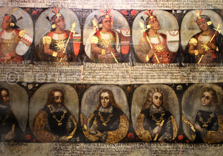 Chronologie des Incas et rois espagnols du Pérou, 1725