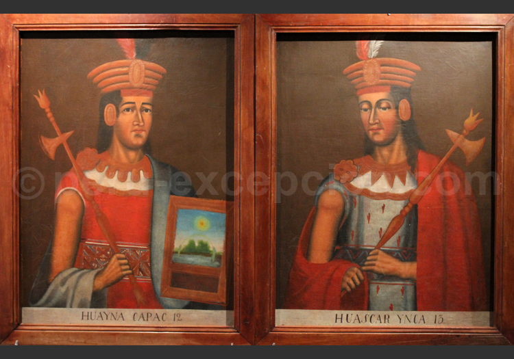Huayna Capac y Huascar Inca