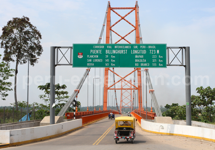 Pont sur la route interoceanique, Puerto Maldonaldo