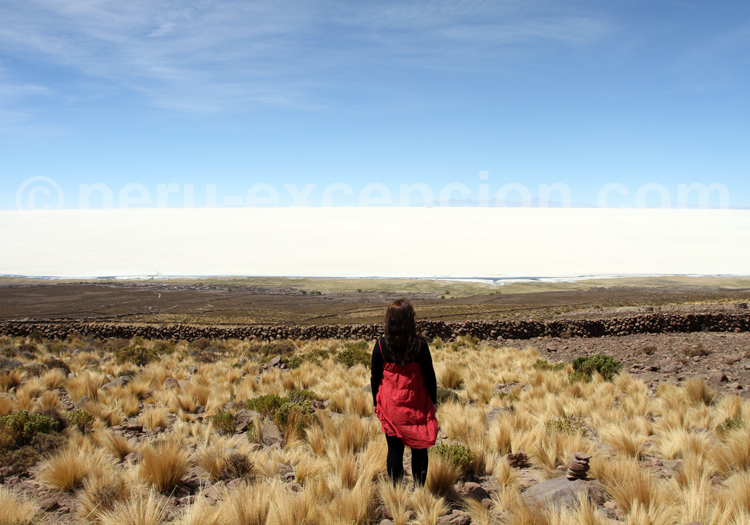 Salar d'Uyuni depuis le volcan Tunupa