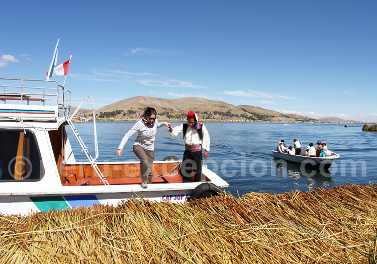 Iles flottantes du lac Titicaca, Pérou