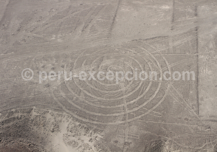 Les spirales, lignes de Nazca
