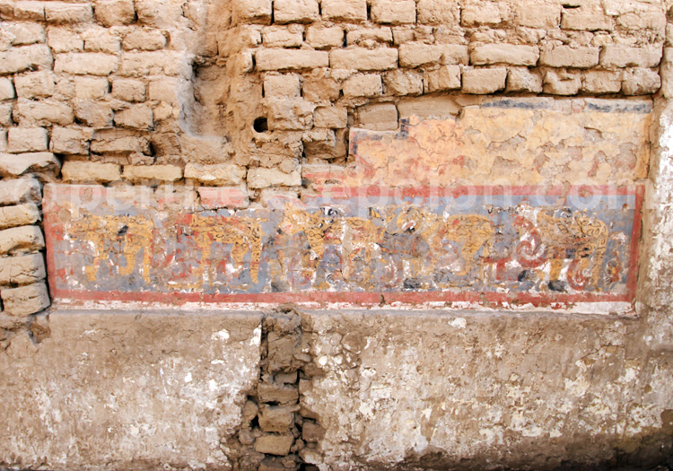 Peinture murale, culture Moche, Pérou