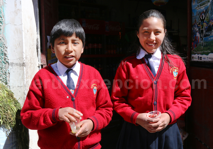 Écoliers en uniforme, Arequipa