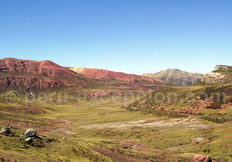 Paysage vu de la ligne Lima-Huancayo