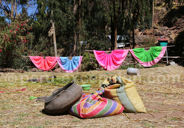 Jupes traditionnelles, Jachapataza, Pérou