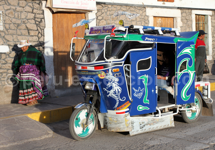 Taxi moto, Chivay, Pérou