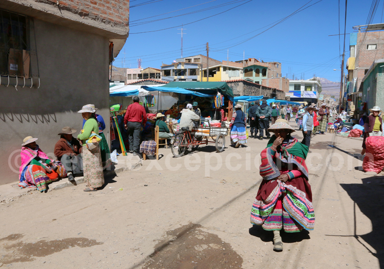 Marché de Chivay, région d'Arequipa