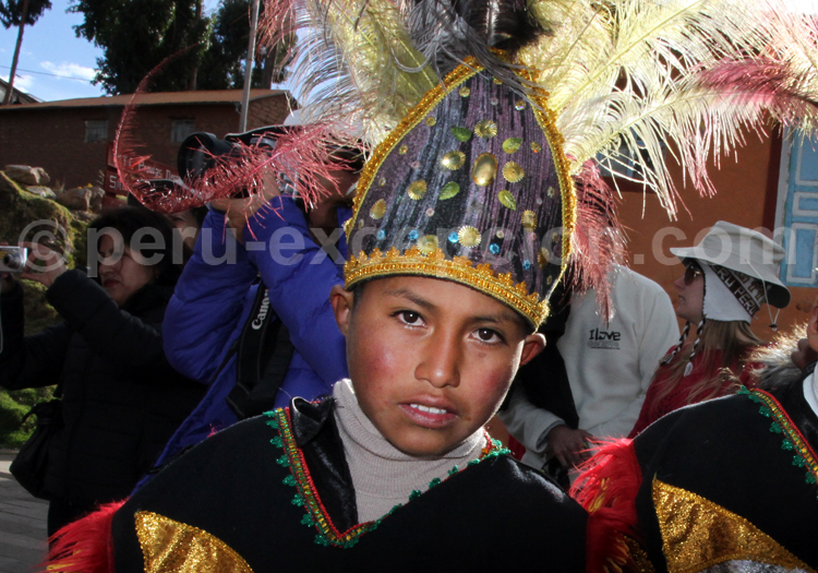 Fête traditionnelle, lac Titicaca