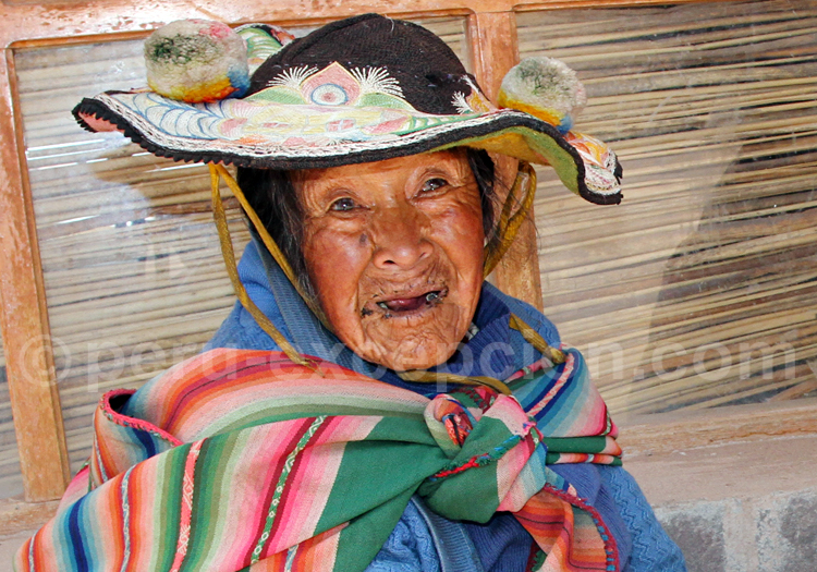 Portrait quechua, Lac Titicaca