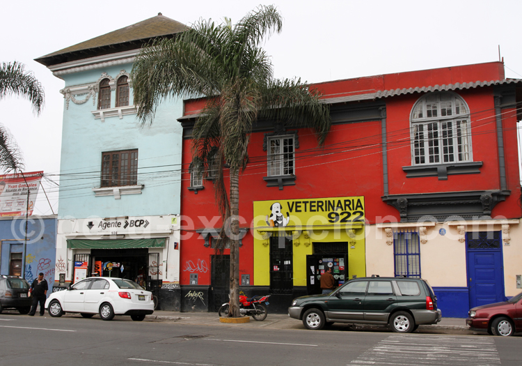 Quartier animé de Barranco