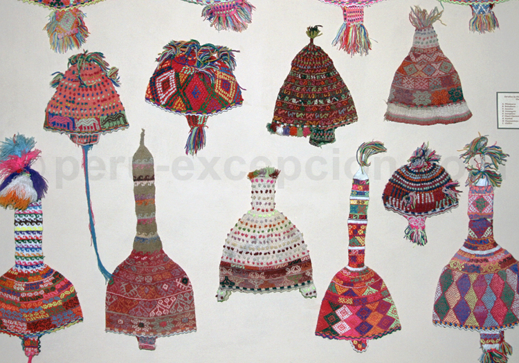 Différentes formes de chullos