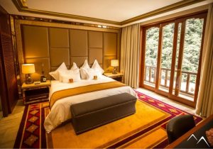 Chambre luxueuse à l'hôtel Sumaq Machu Picchu