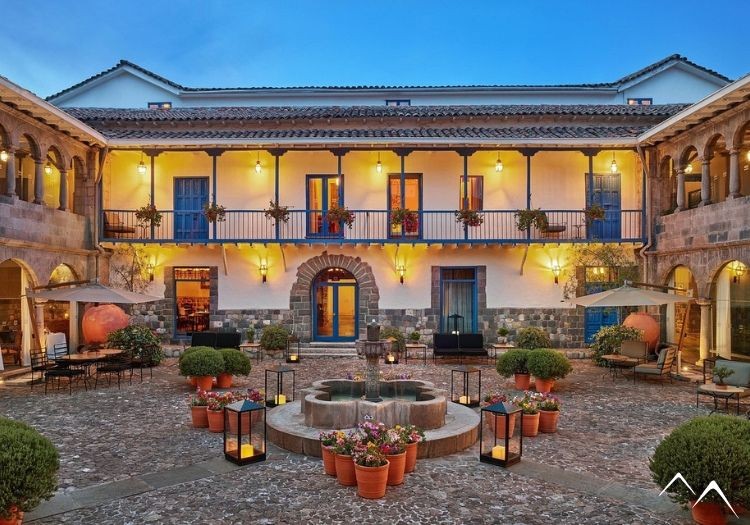 Vue extérieure de l'hôtel Palacio del Inka à Cusco