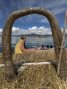 Île flottante, lac Titicaca